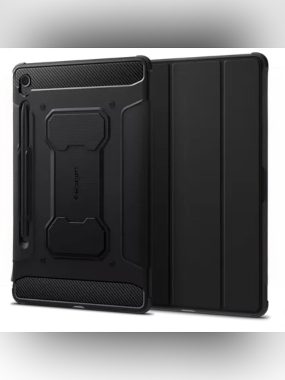 New Spigen Core Armor Case designed for the Samsung Galaxy Tab S9 FE in black